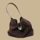 Hobo Bag with Suede Finish