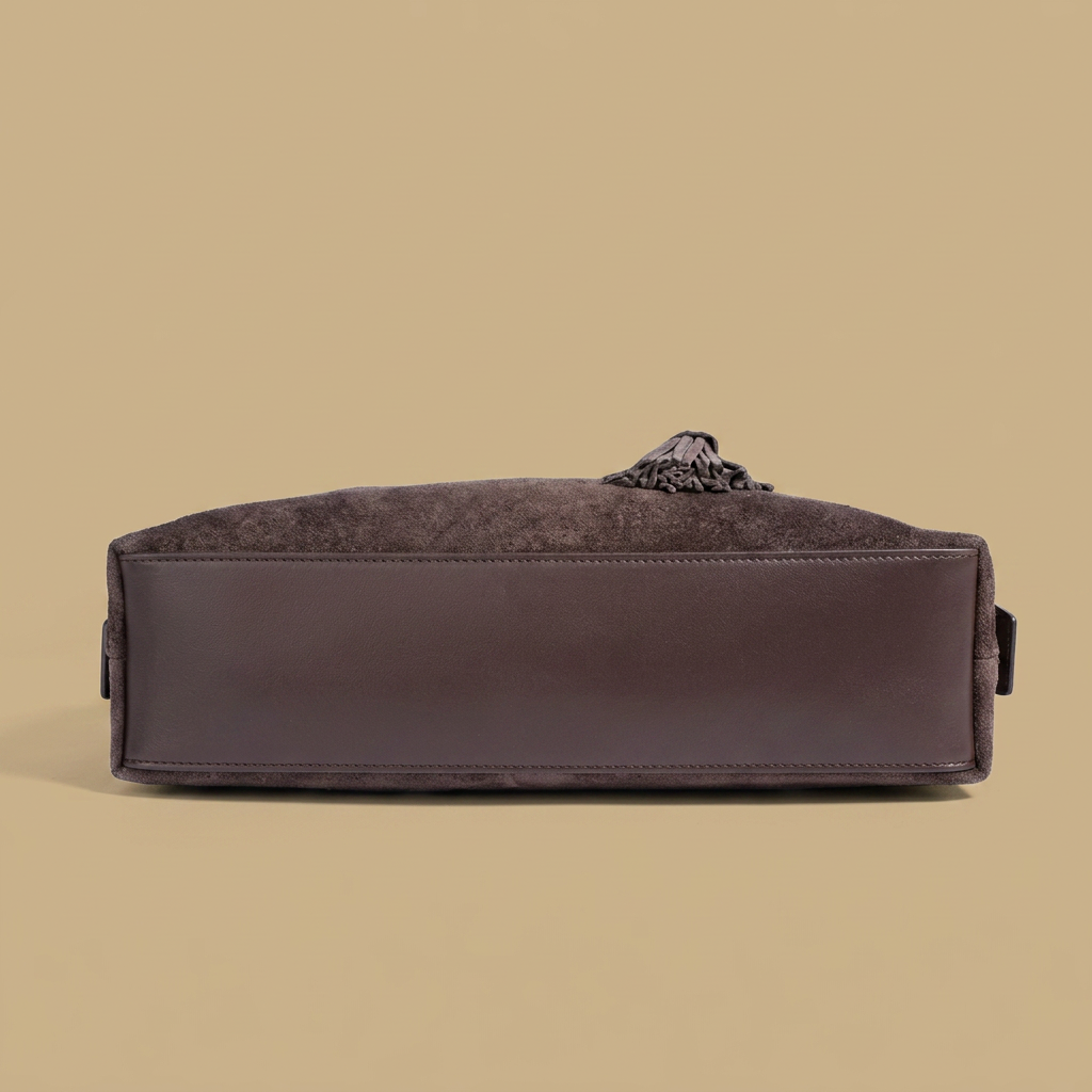 Shoulder Bag with Tassel Accent