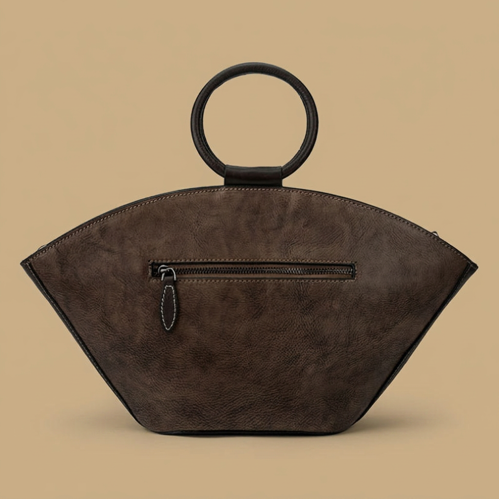 Shoulder Bag with Floral Applique