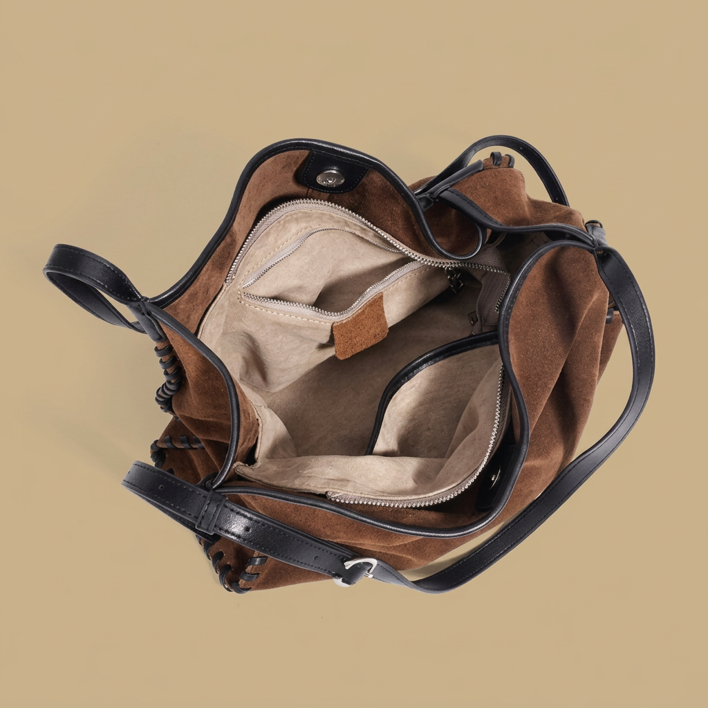 Hobo Bag with Whipstitch Edging