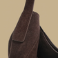 Hobo Bag with Suede Finish