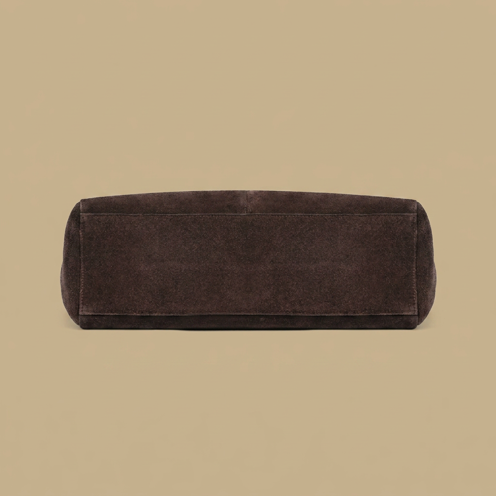 Hobo Bag with Suede Finish
