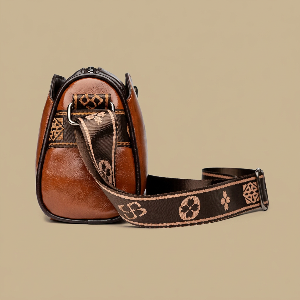 Crossbody Bag Structured Leather Flap