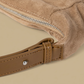 Hobo Bag with Suede Texture