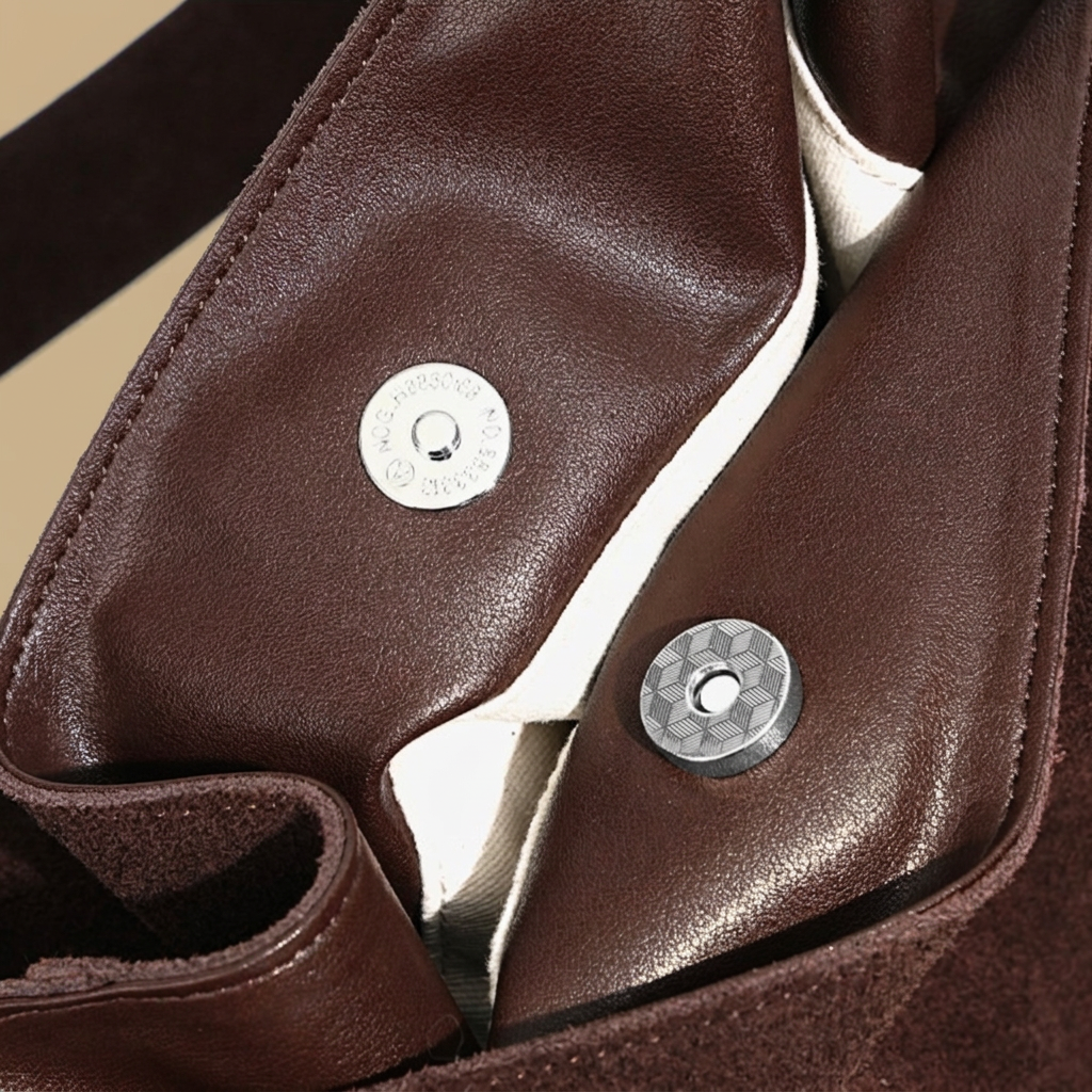 Hobo Bag with Suede Finish
