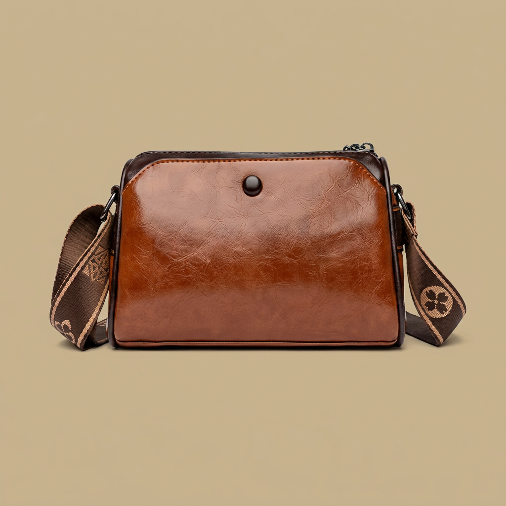 Crossbody Bag Structured Leather Flap