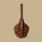 Hobo Bag with Suede Texture