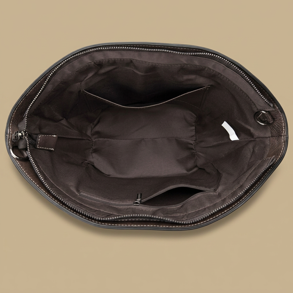 Shoulder Bag with Floral Applique