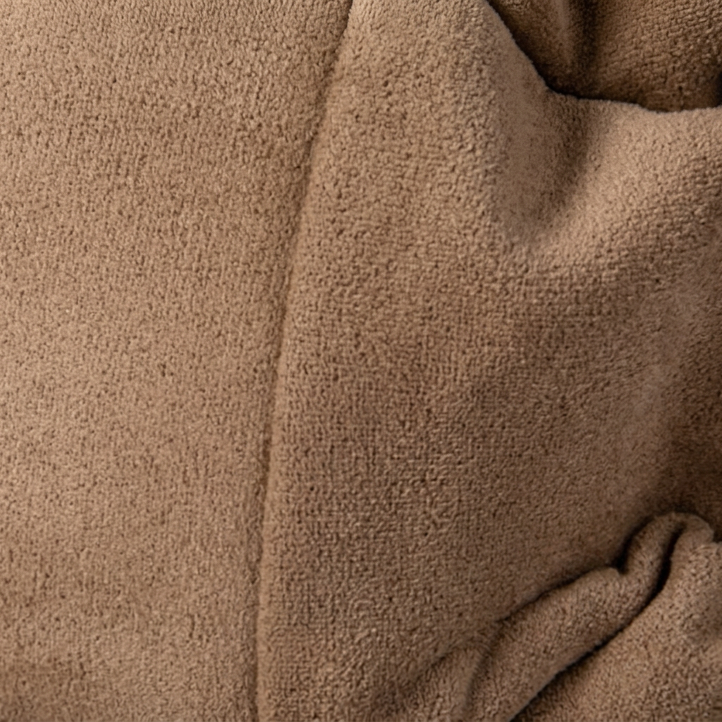 Hobo Bag with Suede Texture